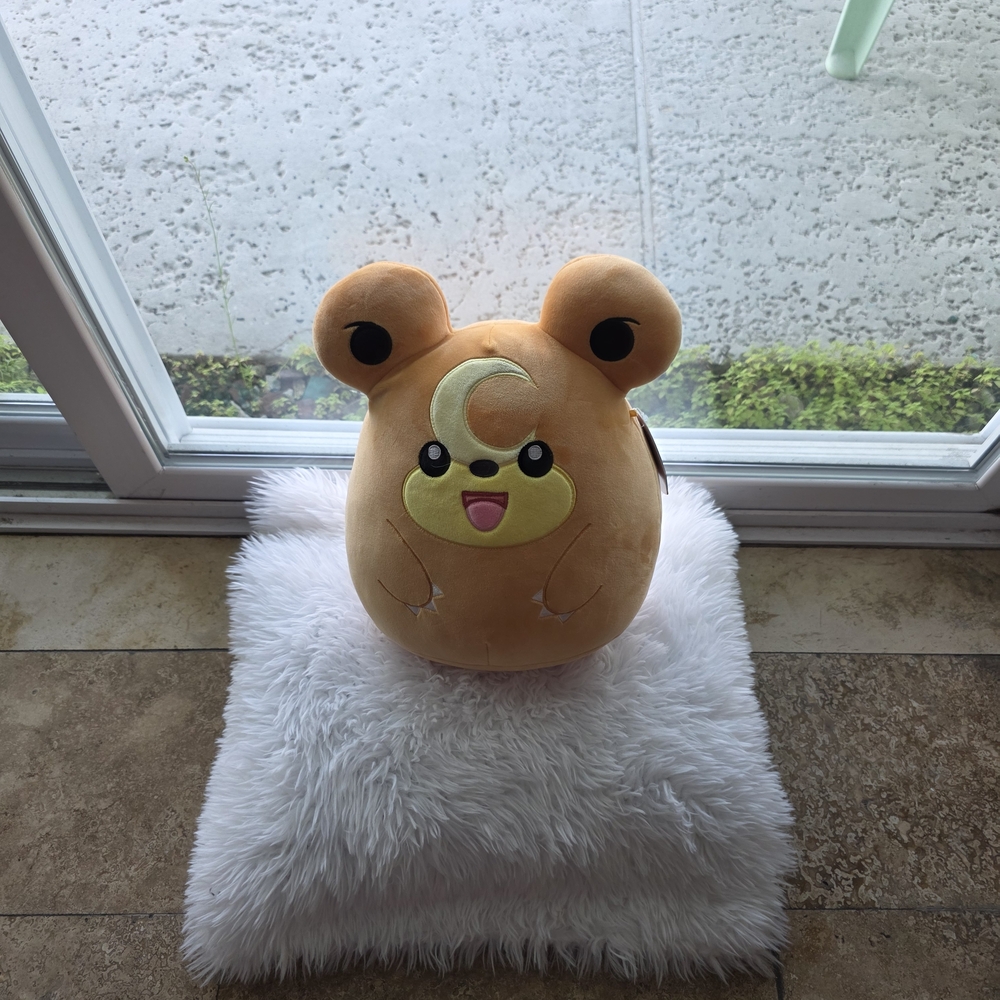 Pokemon Plush Toy Orange and Yellow Moon Face Plush